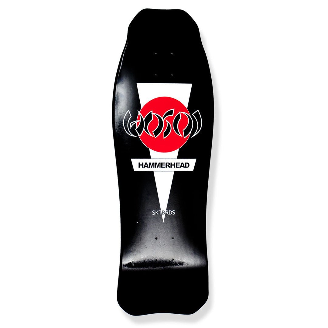 Hosoi Hammerhead Double Kick Deck 10.25"x31" Black - Skateboard - Decks