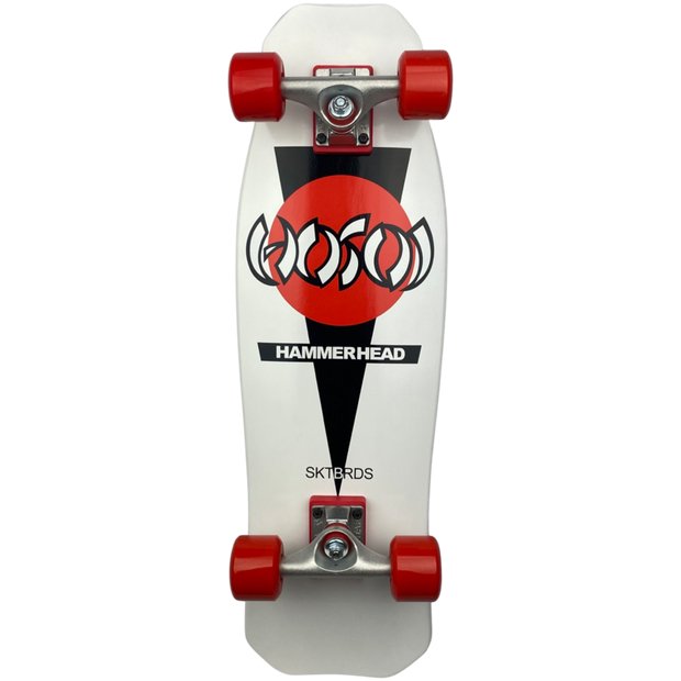 Hosoi Hammerhead Mini Cruiser Complete White 8.5"x28" White - Cruiser - Completes