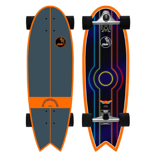 Hot Buttered Flyer Hyndsight Surfskate Slide 3.0 31x10.25 (Orange) - Surfskate - Completes