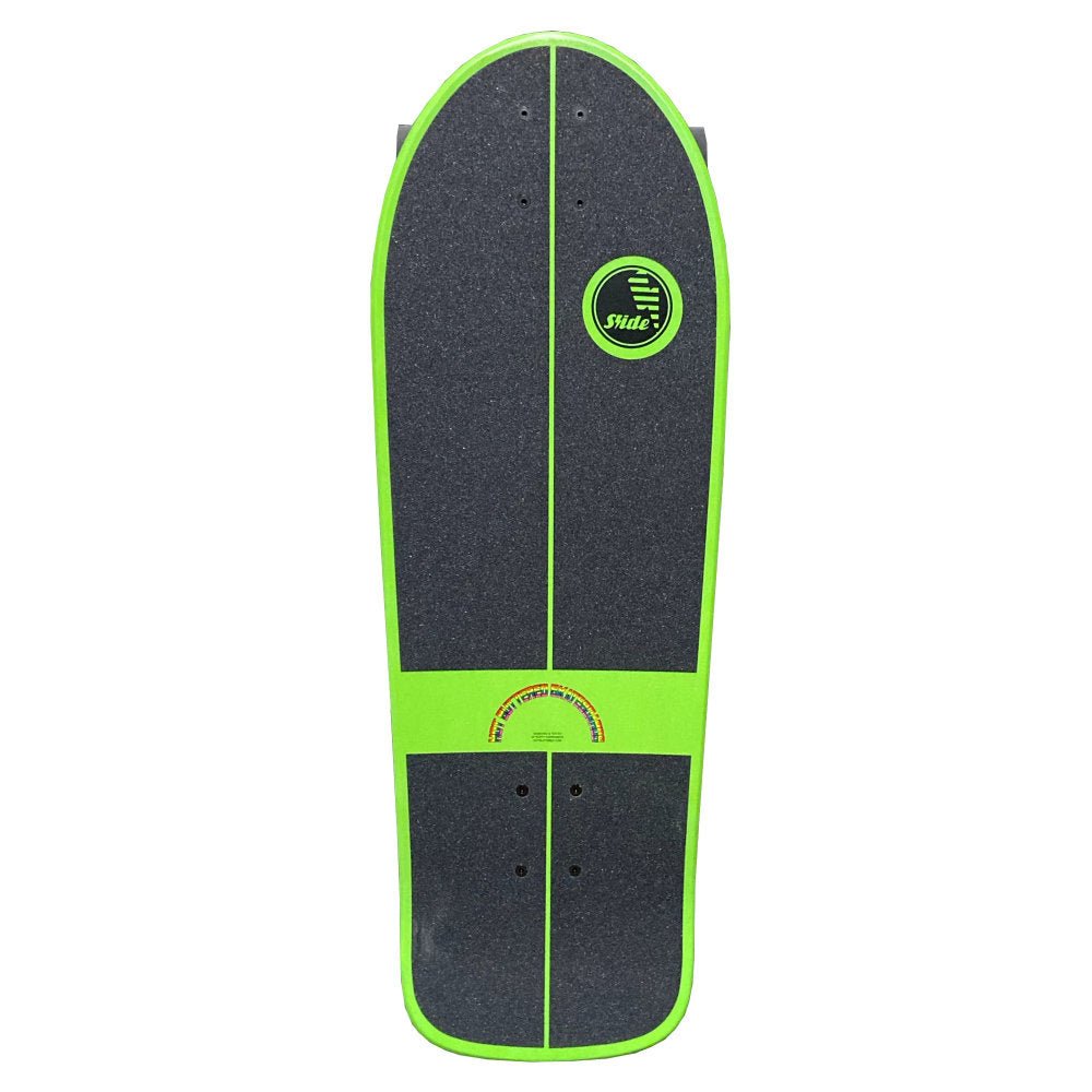 Hot Buttered Oze Nebula Surfskate Slide 3.0 30.5x10.5 (Green) - Surfskate - Completes