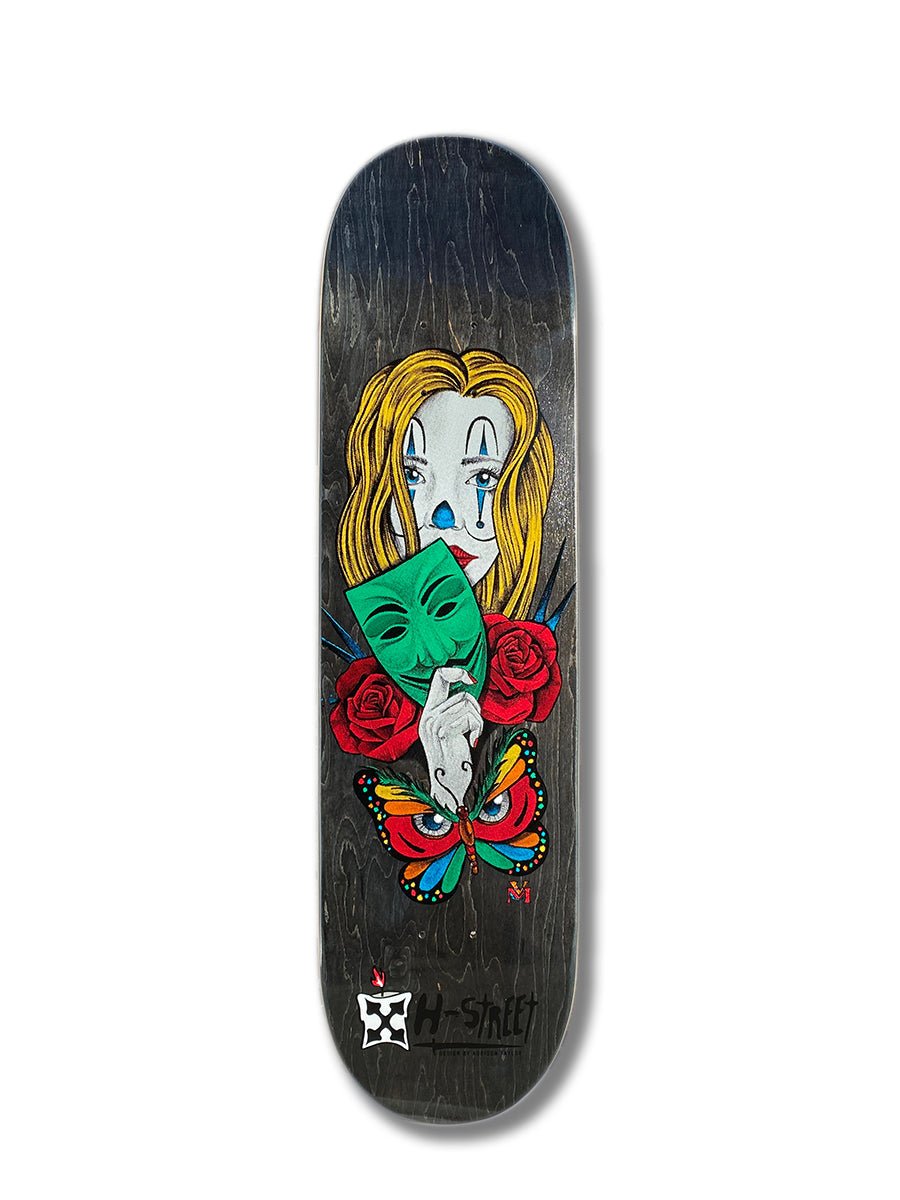 Hst Alpha Girl & Butterfly - Addison - 8.5 Black - Skateboard - Decks