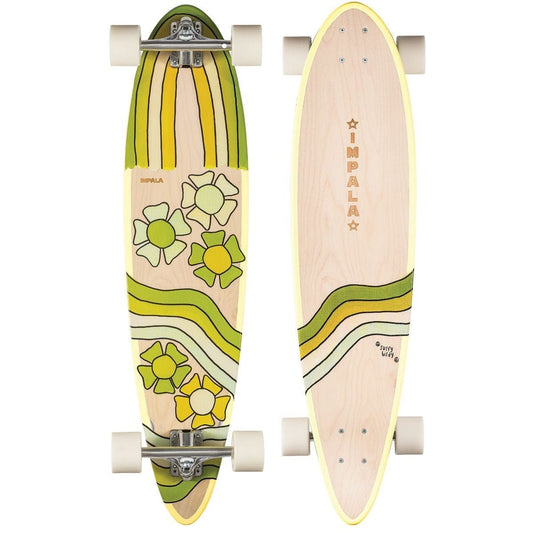 IMPALA JUPITER LB COMPLETE-9x37 NAT BIRDY FLORAL - Longboard - Completes