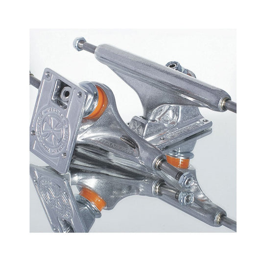 INDE STD 129mm FORGED TITANIUM TRUCK SIL/SIL - Skateboard - Trucks