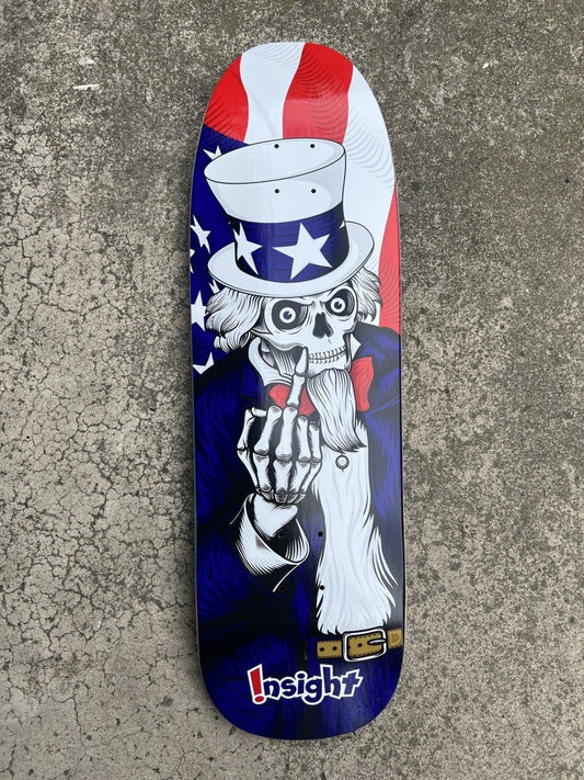 Insight Uncle Scam Deck 9.5" WB 15" - Skateboard - Decks