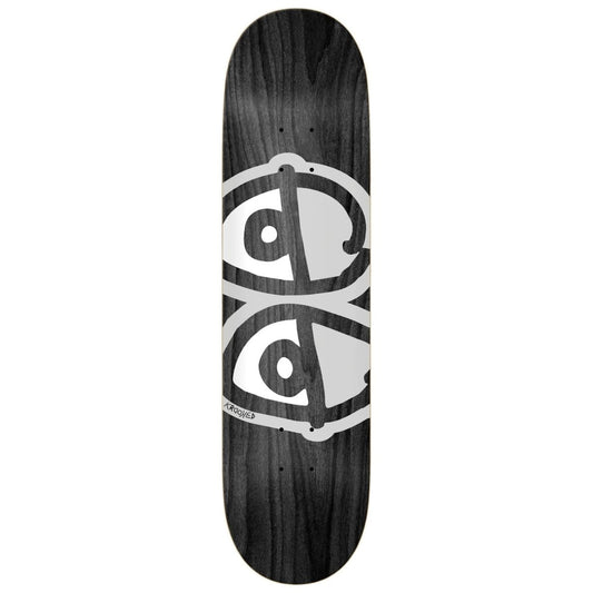 Krooked Eyes Deck (Gray) 8.75" - Skateboard - Decks