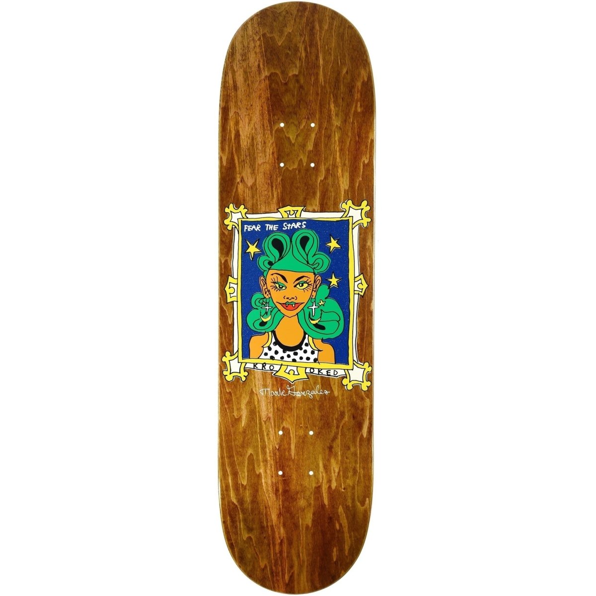 Krooked Gonz Fear Deck 8.5" - Skateboard - Decks