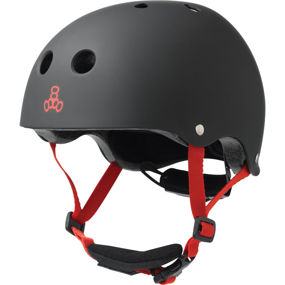Lil 8 Helmet - Black Rubber - Gear - Helmets