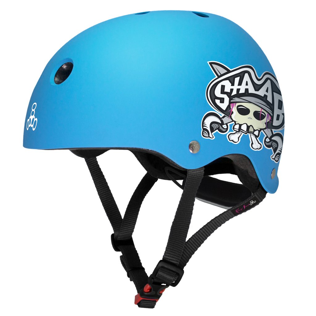 Lil 8 Helmet - Staab Neon Blue Matte - Gear - Helmets