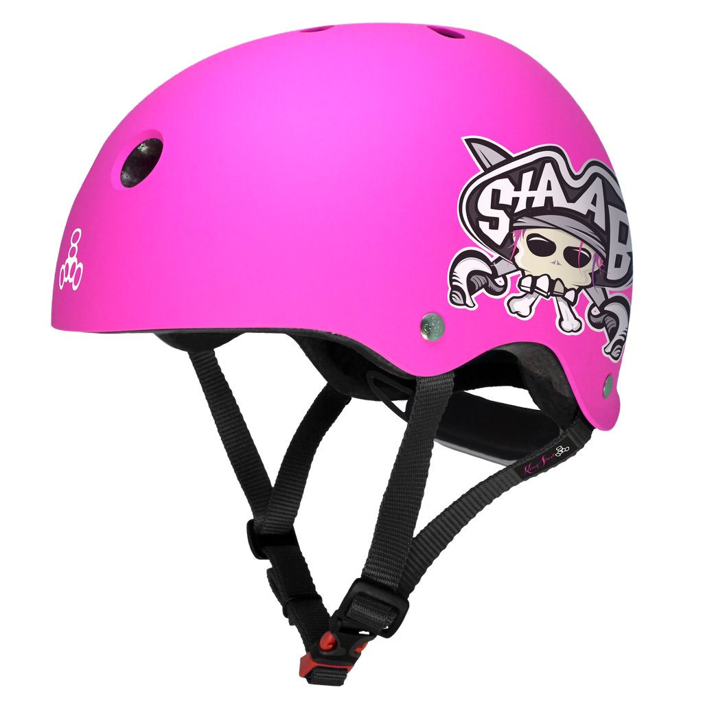 Lil 8 Helmet - Staab Neon Pink Matte - Gear - Helmets