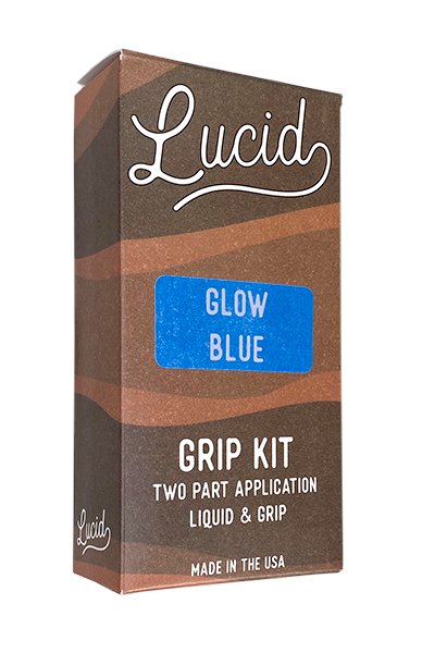 LUCID GLOW GRIP SPRAY ON BLUE(glow) - Skateboard - Griptape