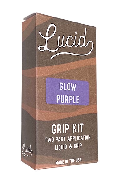 LUCID GLOW GRIP SPRAY ON Purple (glow) - Skateboard - Griptape