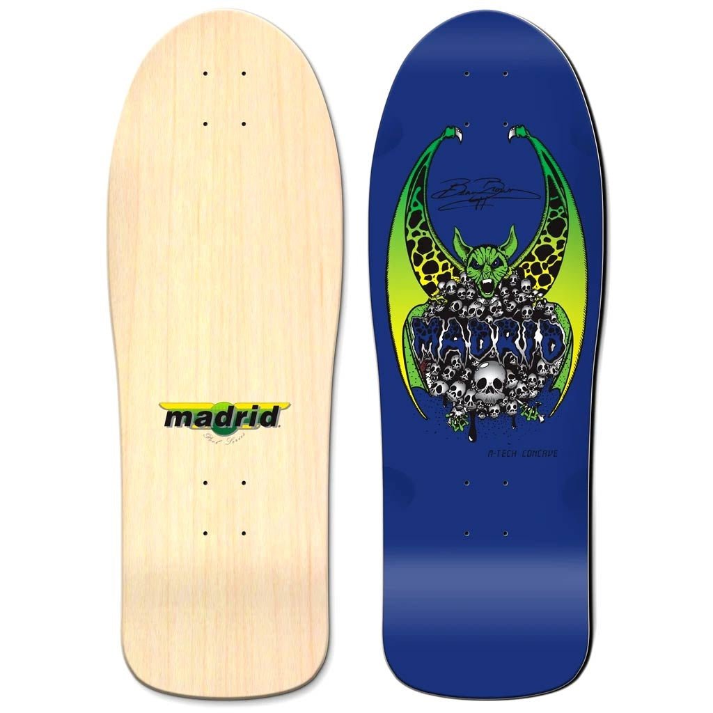 Madrid Beau Brown Blue 10.25" Deck wb17 - Surfskate - Decks