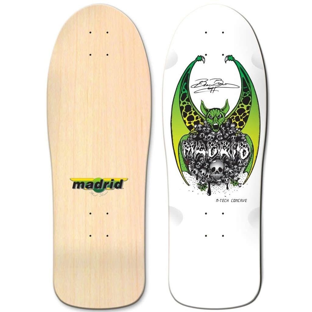 Madrid Beau Brown White 10.25" Deck wb17 - Surfskate - Decks