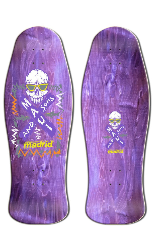 Madrid x Maui and Sons - Shades Deck 10 5/8 x 30.5 - Skateboard - Decks
