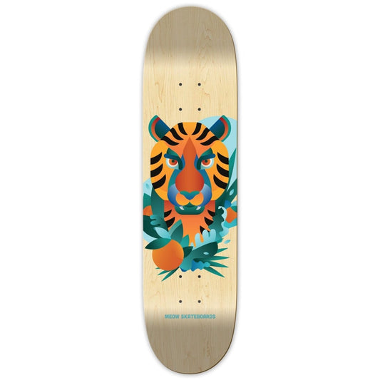 Meow Marmalade Tiger Deck - 8.25" - Skateboard - Decks