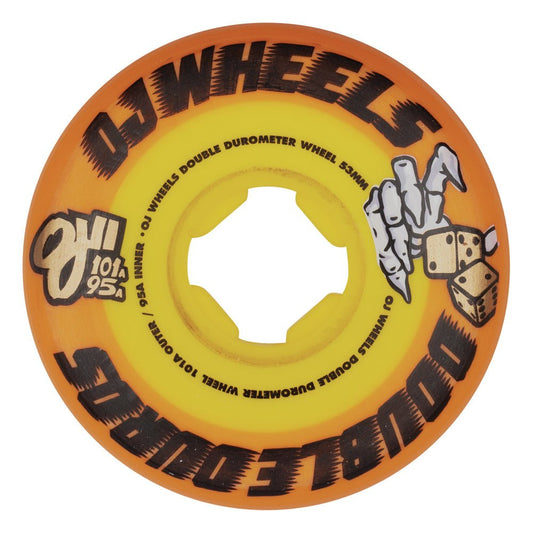OJ 101a/95a Double Duro 53mm (Orange/Yellow) - Skateboard - Wheels