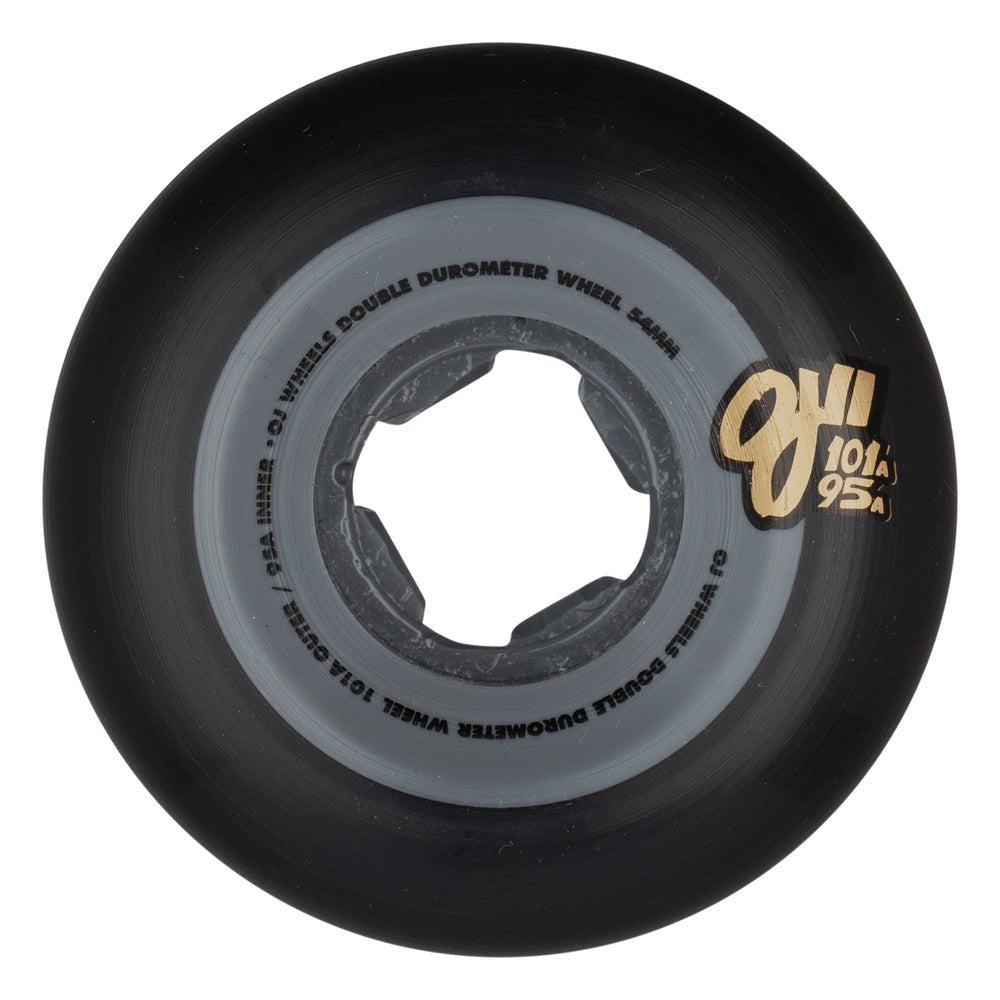 OJ 101a/95a Double Duro 54mm (Black/Gray) - Skateboard - Wheels