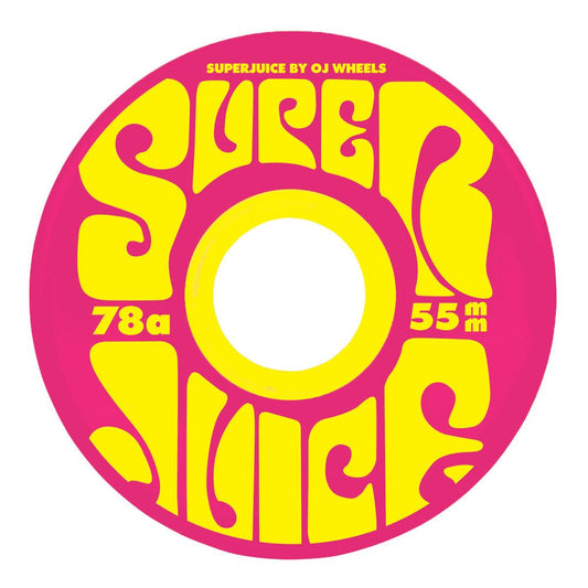 OJ 78a Mini Super Juice 55mm (Blazing Pink) - Skateboard - Wheels