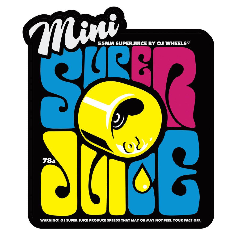 OJ 78a Mini Super Juice 55mm (CMYK) Mix Up - Skateboard - Wheels