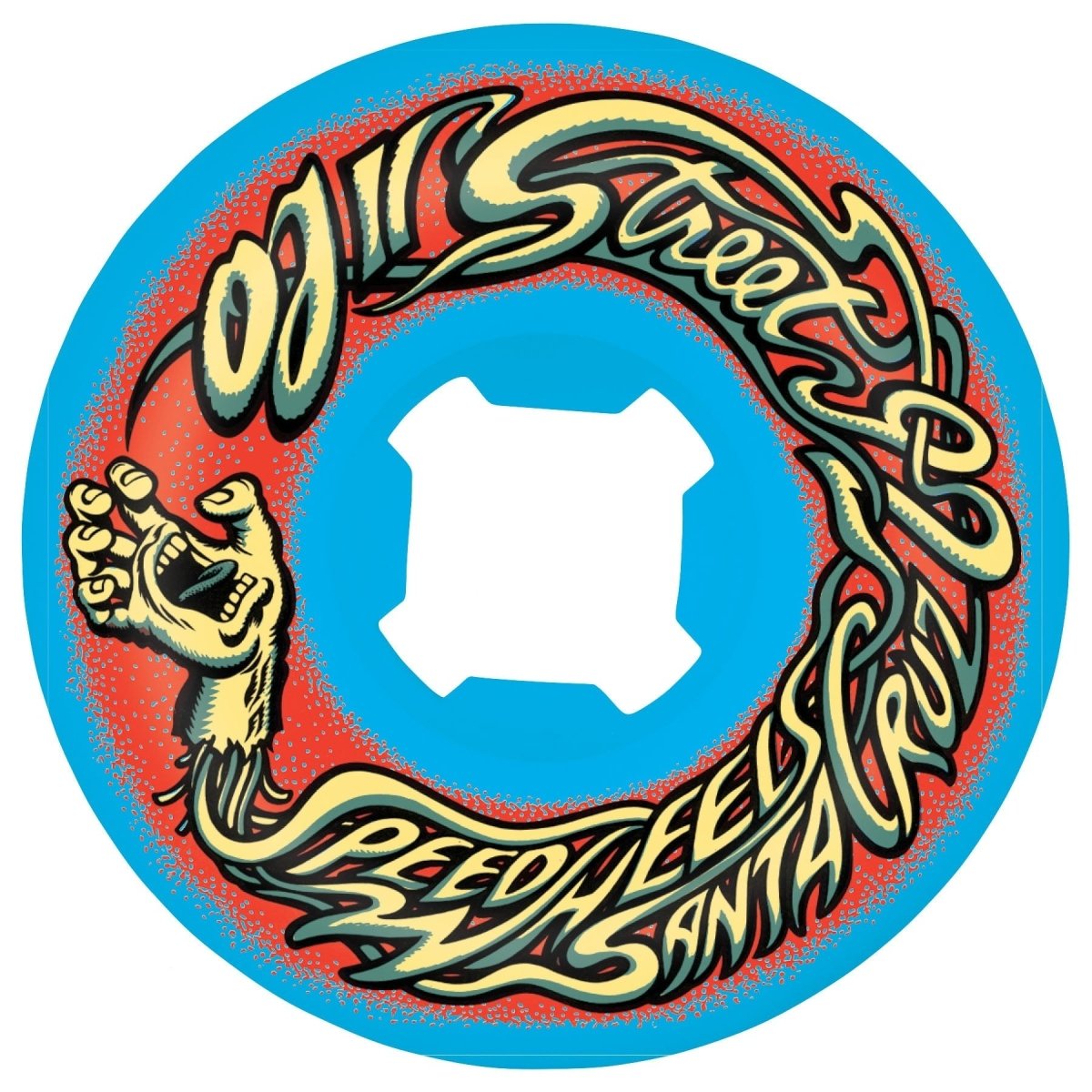 OJ II 60mm 92a Speedwheels Reissue Org Blue - Skateboard - Wheels