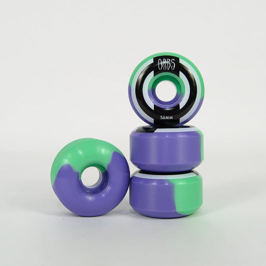 Orbs 99a Apparitions Split 56mm (Mint/Lavender) - Skateboard - Wheels