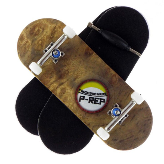 P-REP 34x97 Chromite Cmp - Burl - Fingerboard - FB Complete