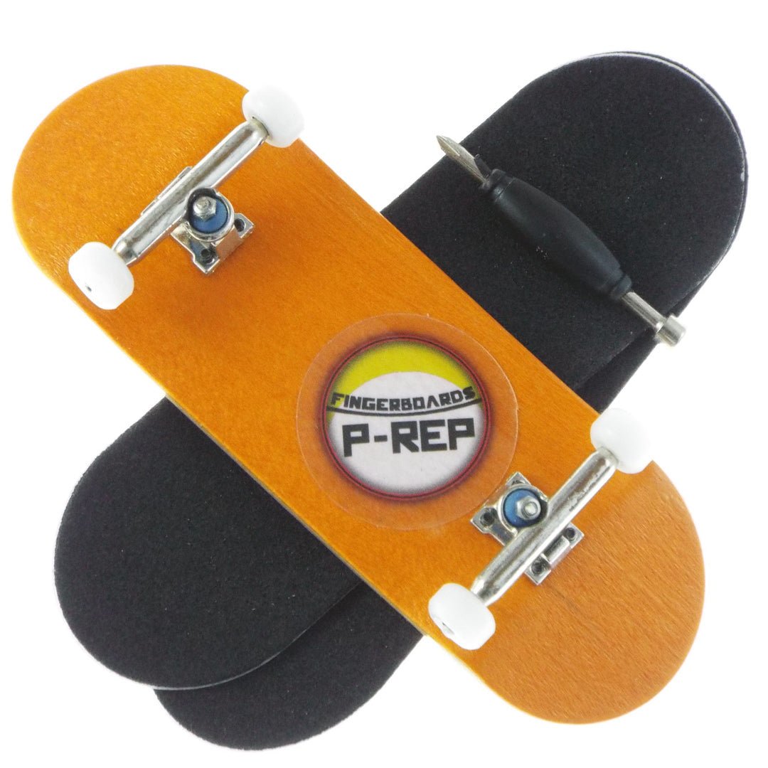 P-REP 34x97 Chromite Cmp - Orange - Fingerboard - FB Complete