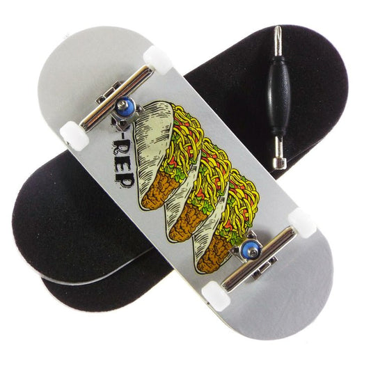 P-REP 34x97 Chromite Cmp - Tres tacos - Fingerboard - FB Complete