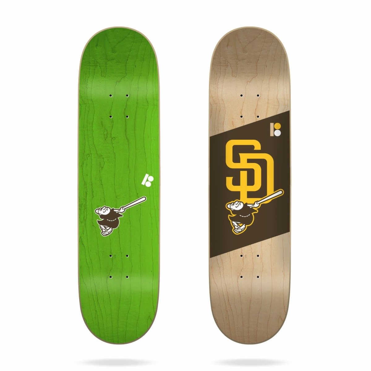 Plan B Slugger 8.0" SD Padres Deck - Skateboard - Decks