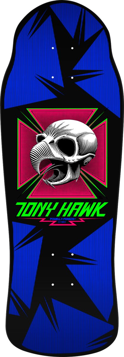 PW/L Bones Brigade Hawk (Blacklight) 14 Reissue Deck - Skateboard - Decks
