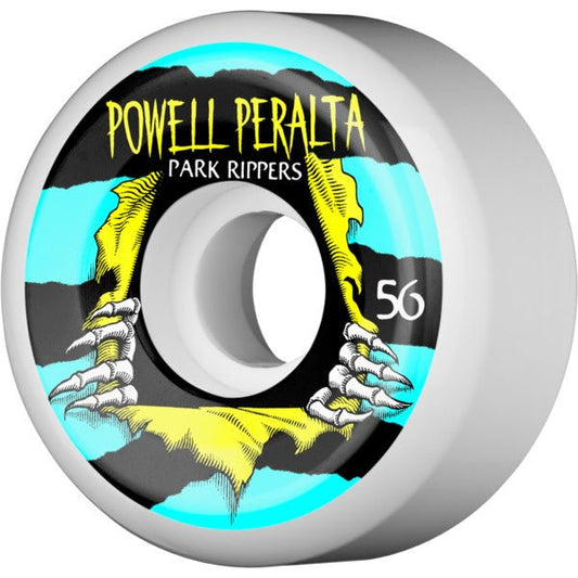 Pwl/P 104a Park Ripper 56mm (White/Blue/Yellow) - Skateboard - Wheels