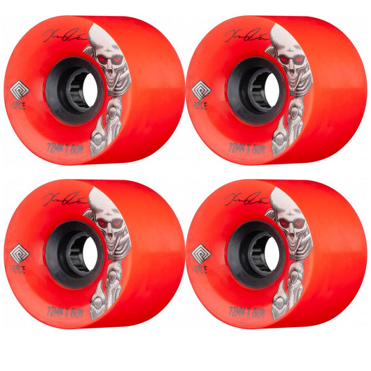 Pwl/P 80a Ripper 72mm (Red/Black) - Skateboard - Wheels
