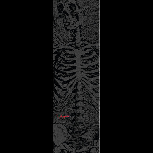 PWL/P GRIP SHEET 9x33 SAS Skeleton - Skateboard - Griptape