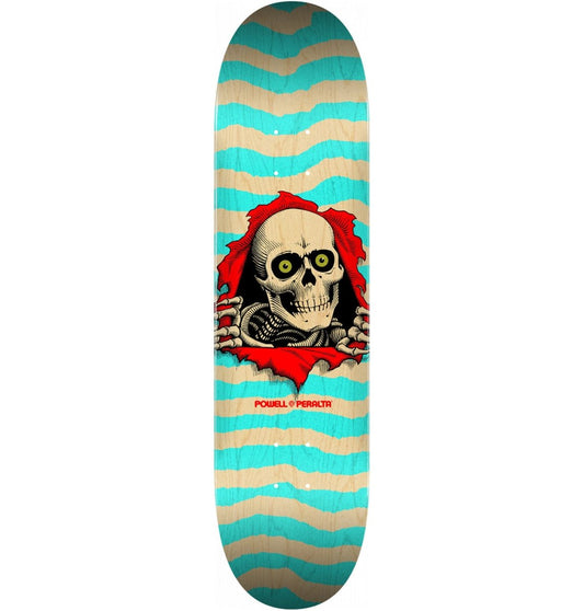 PWP RIPPER NAT/TURQ DECK 8.0 - Skateboard - Decks