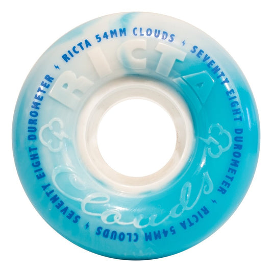 Ricta 78a Clouds 54mm (Blue/Swirl) - Skateboard - Wheels