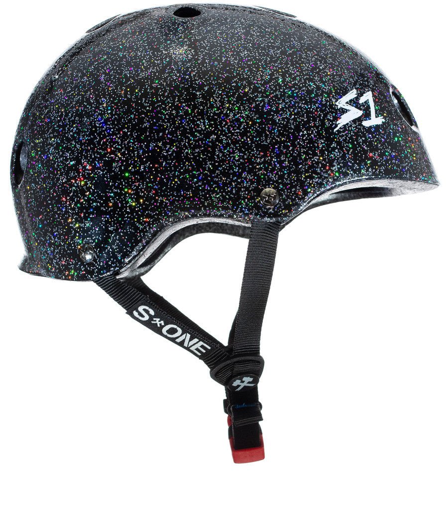 S1 Mini Lifer Black Gloss Glitter - Gear - Helmets