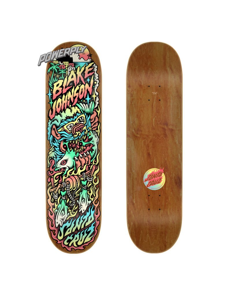 SALE - SC JOHNSON BEACH WOLF TWO DECK-8.375” - Skateboard - Decks