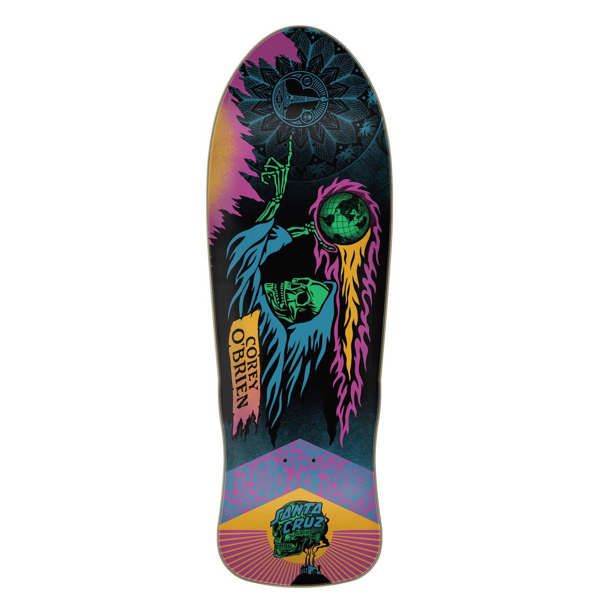 SC O'Brien Reaper By Fairley Reissue 9.85" x 30" Deck - Skateboard - Decks