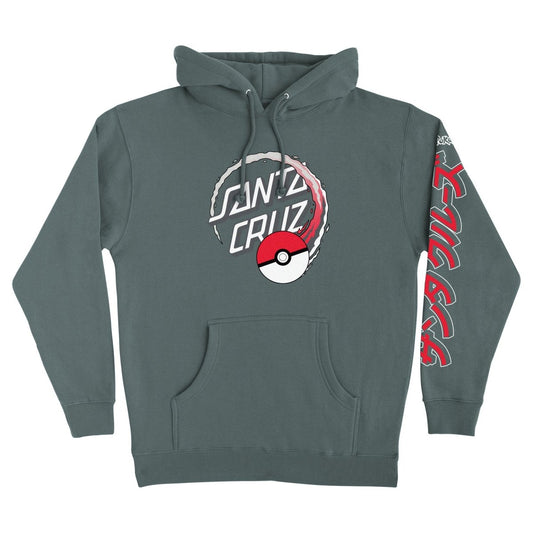SC x Pokemon Poke Ball Hoodie Green -