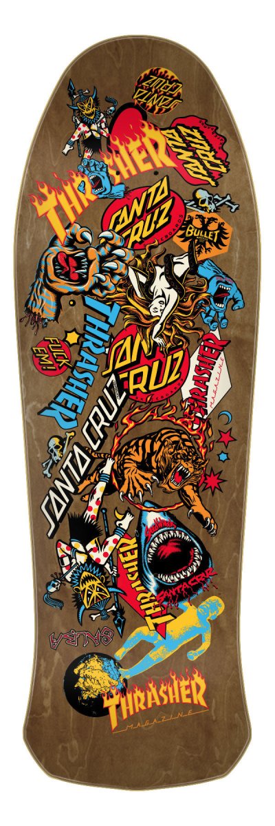 SC X Thrasher Salba Oops 10.4 x 32 Deck - Skateboard - Decks