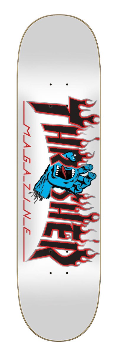 SC X Thrasher Screaming Flame Logo 8.0 x 31.6 Deck - Skateboard - Decks