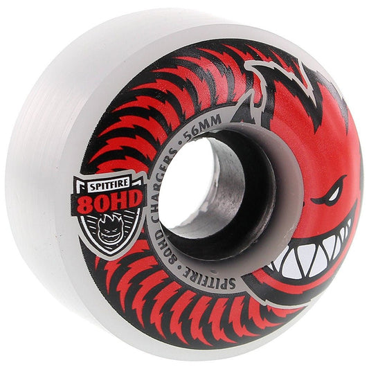 SF 80HD Charger Classic 54mm (Clear/Red) - Skateboard - Wheels