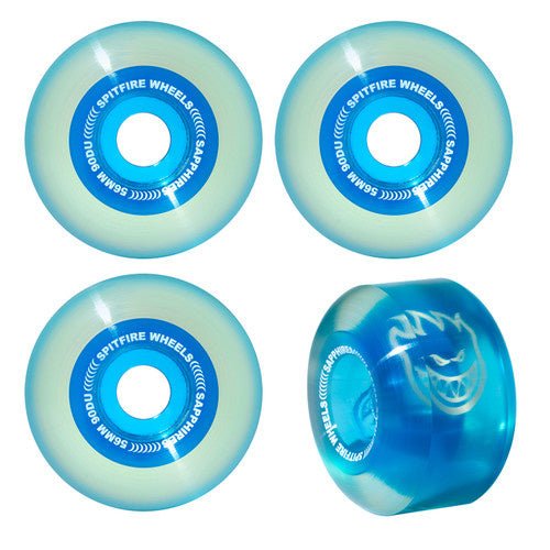 SF 90D Sapphire Clear/Blue 56mm - Skateboard - Wheels