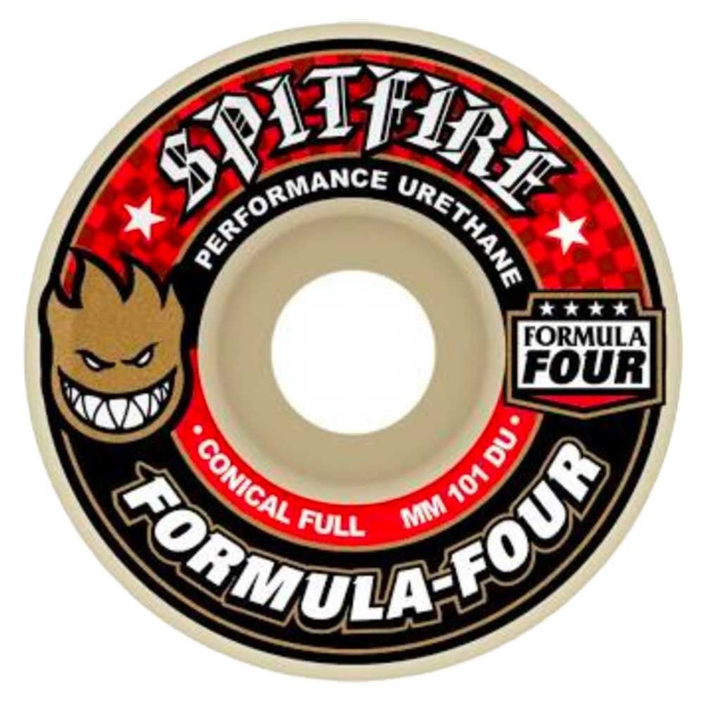 SF F4 101a Conical Full 53mm (White/Red) - Skateboard - Wheels
