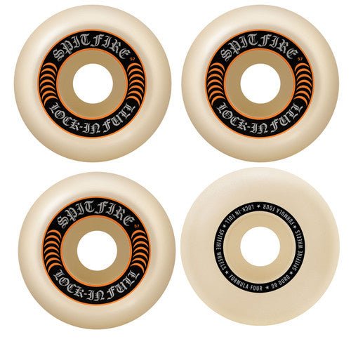 SF F4 99a Lock In Full 57mm (White/Orange) - Skateboard - Wheels