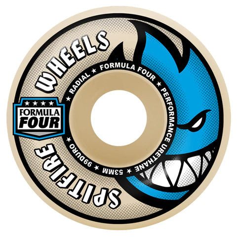 SF F4 99a Radial 53mm (Blue/White) - Skateboard - Wheels