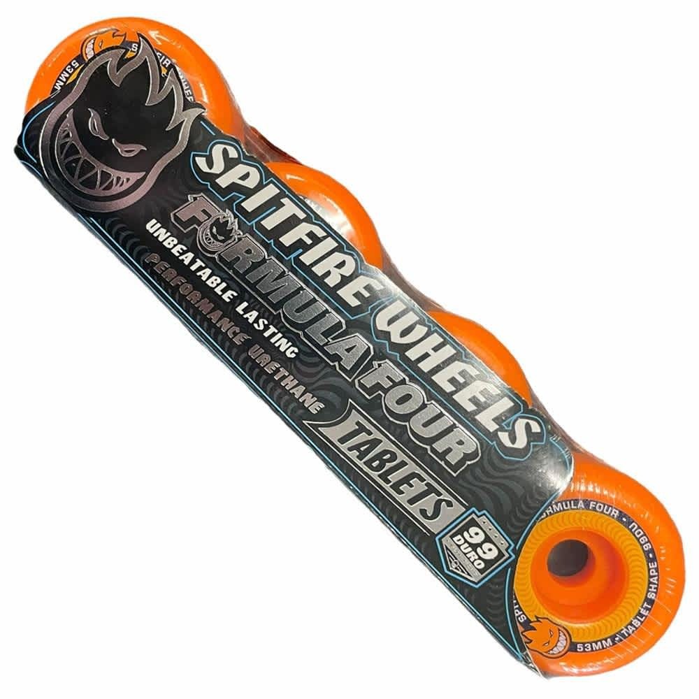 SF F4 99a Tablet 53mm (Neon Orange) - Skateboard - Wheels