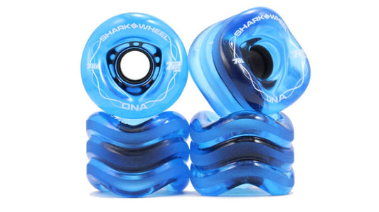 SHARK DNA 72mm 78a TRANS.BLUE - Skateboard - Wheels