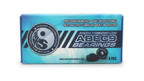 Shiver Abec-9 High Performance Bearings - Skateboard - Bearings