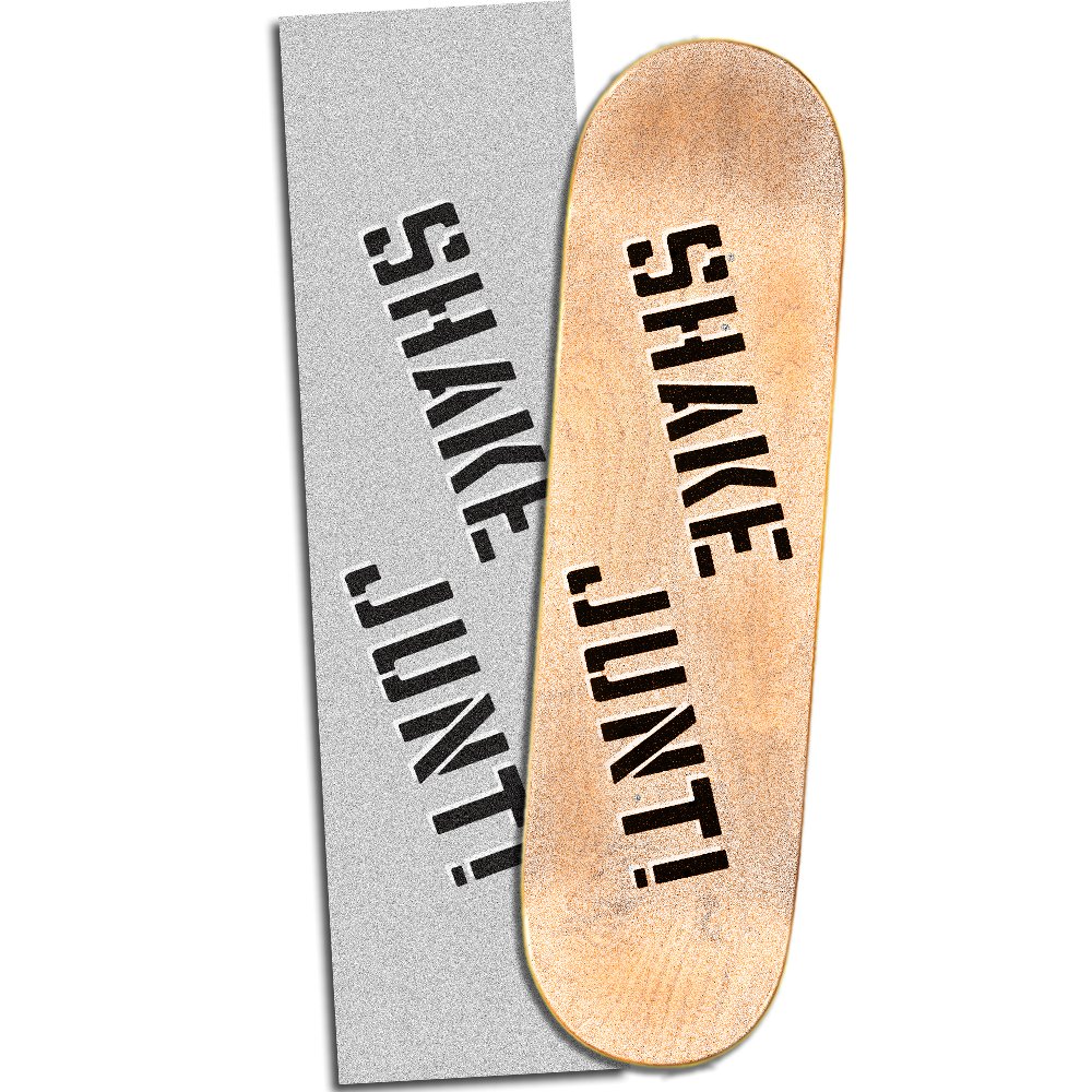 SJ SINGLE SHEET CLEAR GRIP 9x33 CLEAR/BLK - Skateboard - Griptape
